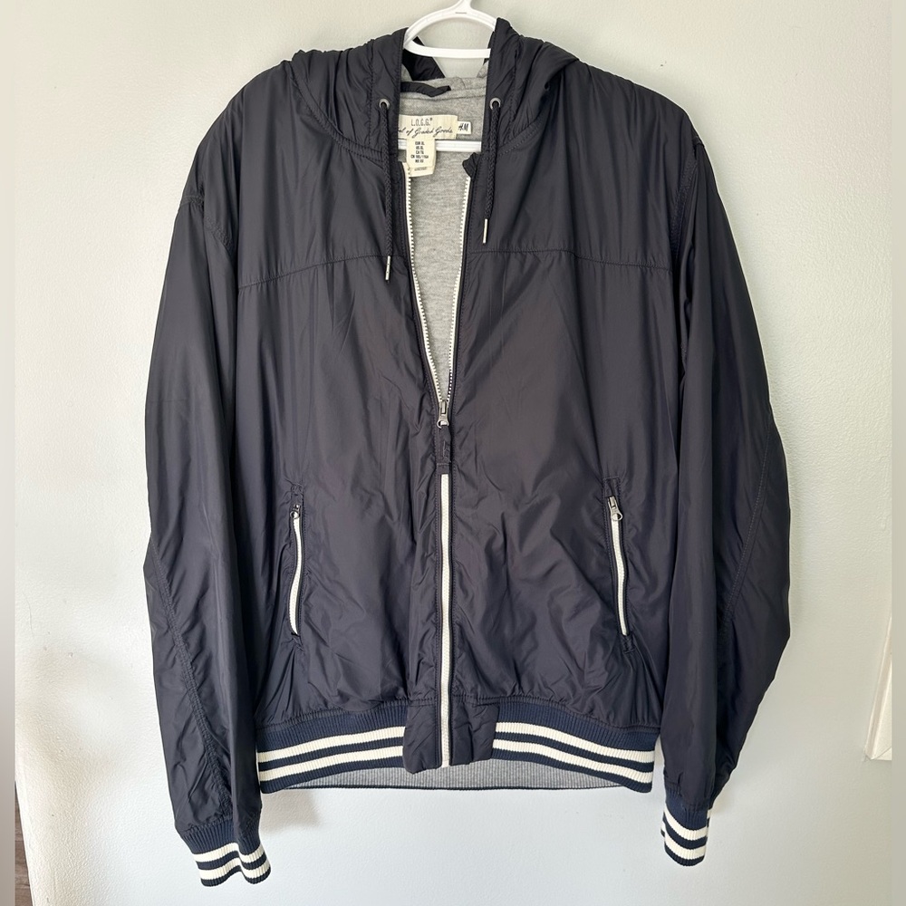 H&M Men's Hooded Jacket Sz XL